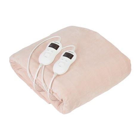 Camry | Electric blanket | CR 7424 | Number of heating levels 8 | Number of persons 2 | Washable | Coral fleece | 2 x 60 W | Bei